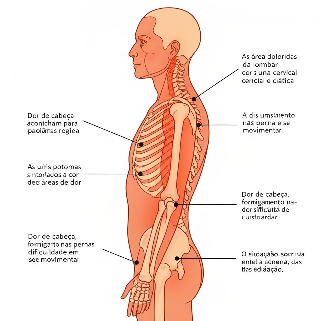 Regiões de dor tratadas